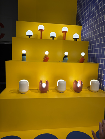 Ferroluce TATA C2820 lampa stołowa granatowo-błękitna