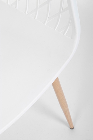 BIZZOTTO krzesło OPTIK białe