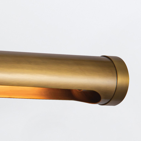 Duża obrazówka Wynwood - 2 źródła światła - Vintage mosiądz Quintiesse QN-WYNWOOD-PL-L-VBS