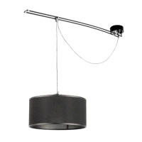 Lumina Moove lampa wisząca 1-punktowa, czarna