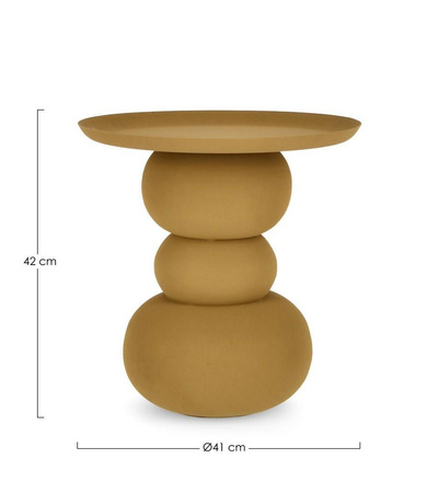 BIZZOTTO stolik kawowy ALPA 41 żółty