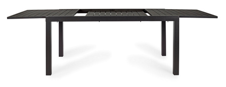 BIZZOTTO stół ogrodowy HILDE 160-240      szary / rozkładany