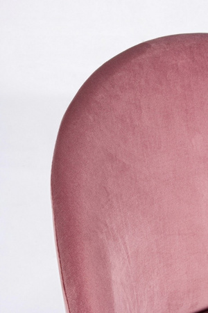 BIZZOTTO krzesło barowe CARRY VELVET      różowe