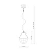Lampa Wisząca INDUSTRIAL Ferroluce C1770-VIT