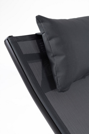 BIZZOTTO leżak ogrodowy KRION czarny