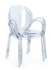 BIZZOTTO krzesło ogrodowe CAMILLA         transparentne