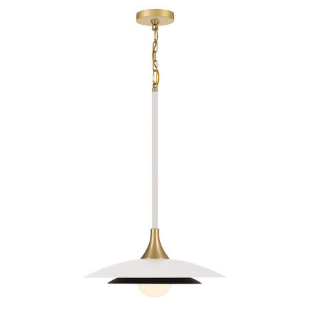 Lampa wisząca Welsh - Matowa biel Quintiesse Eurofase QN-WELSH-P-WHT