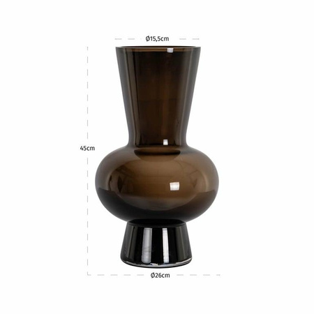 RICHMOND wazon ZAYA brązowy