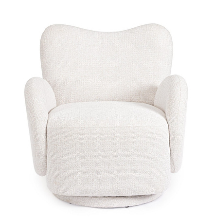 BIZZOTTO fotel obrotowy HARPER biały