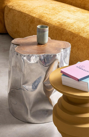 BIZZOTTO stolik kawowy AMBA 35,5 żółty