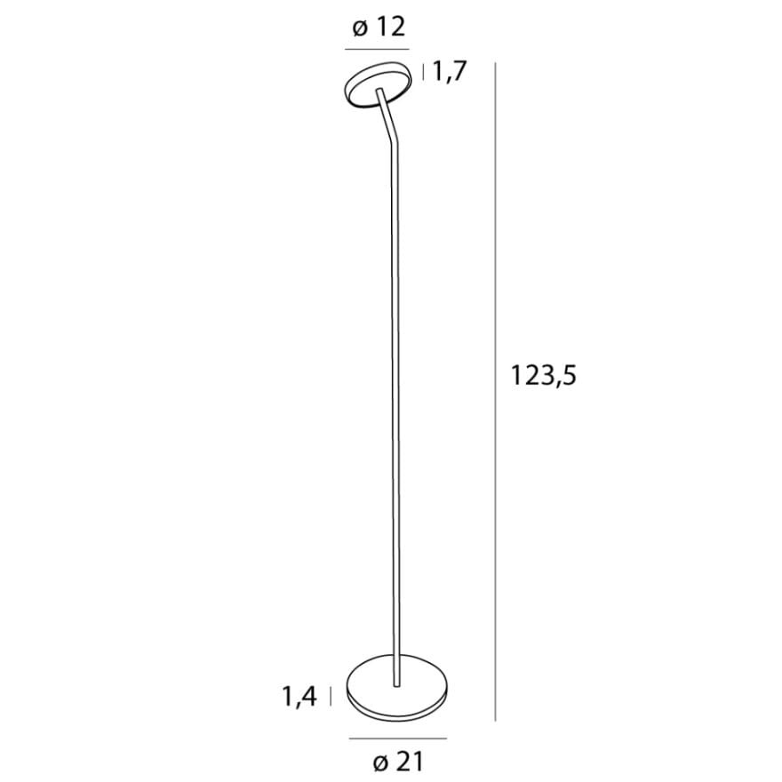 Lampa podłogowa Maxlight F0060 Ibiza