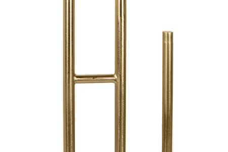 KARE lampa podłogowa SOLO - mosiądz, marmur