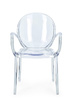 BIZZOTTO krzesło ogrodowe CAMILLA         transparentne