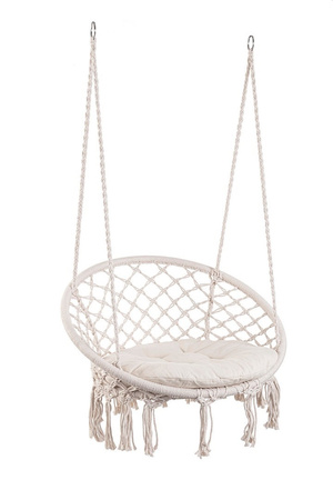 BIZZOTTO fotel wiszący ogrodowy JAVIER    biały