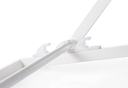 BIZZOTTO leżak ogrodowy składany TAYLOR   biały