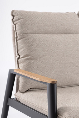 BIZZOTTO sofa 3-osobowa ogrodowa MIGUEL   beżowa