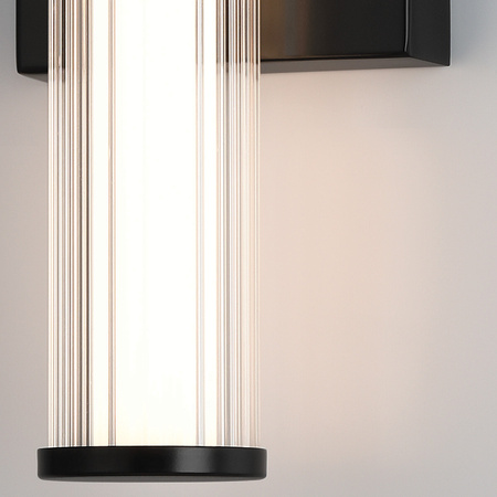 Mały kinkiet LED Fayton - Matowa czerń Quintiesse Eurofase QN-FAYTON-S-BK