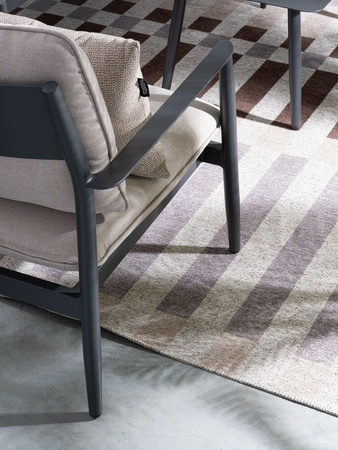 BIZZOTTO zestaw ogrodowy NEBULA antracyt  / beż