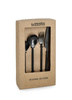 BIZZOTTO zestaw sztućców BRONTE SATIN     BLACK 16 szt.