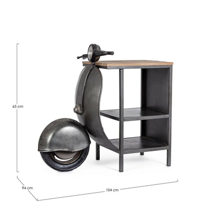 BIZZOTTO barek VESPA szary