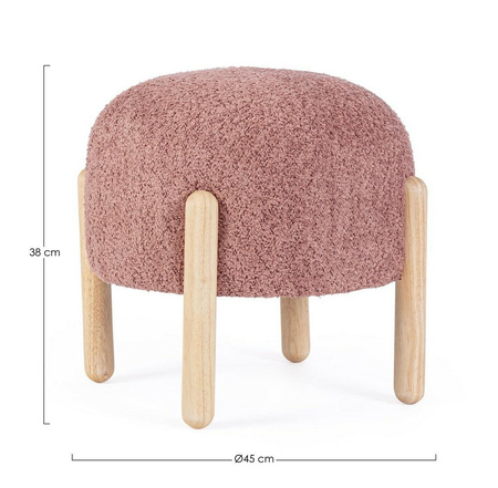 BIZZOTTO stołek DAYLA czerwony