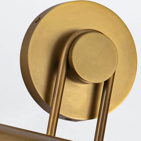 Duża obrazówka Wynwood - 2 źródła światła - Vintage mosiądz Quintiesse QN-WYNWOOD-PL-L-VBS