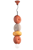 SOSPENSIONE 4 ELEMENTI - PENDANT WITH 4 ELEMENTS BUMBUM Ferroluce C2754-MIX