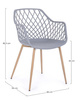 BIZZOTTO krzesło OPTIK szare