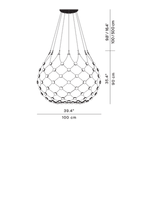 Mesh Ø 100 – phase cut LUCEPLAN D86KT103