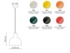 Lampa Wisząca CAXIXI Ferroluce C2400-VEB
