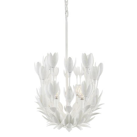 Lampa wisząca Flora - 3 źródła światła - Tynk strukturalny Quintiesse QN-FLORA3-WHT