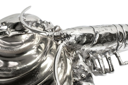 KARE chłodziarka na napoje / patera       LOBSTER srebrna