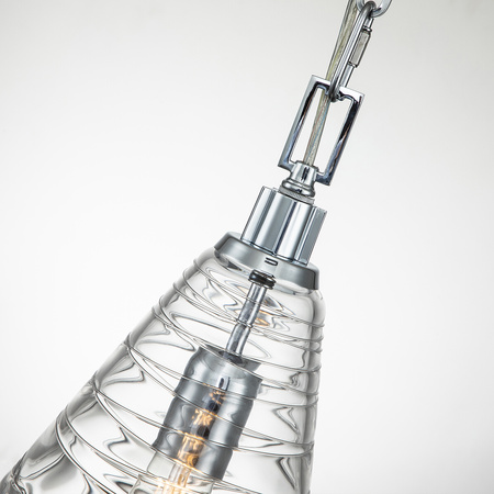 Lampa wisząca Elmore - 1 źródło światła - Polerowany chrom Elmore Quintiesse Feiss QN-ELMORE-P-PC