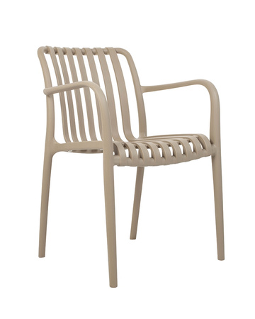 MODESTO krzesło STRIPS ARM beżowe