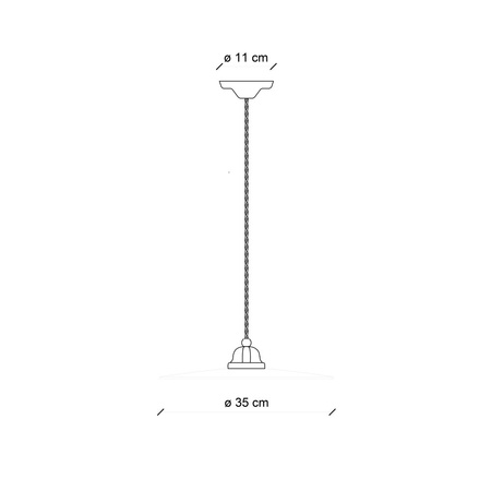 Lampa Wisząca B&W Ferroluce C1612