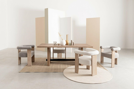 BIZZOTTO krzesło AGAPE beżowy / biały