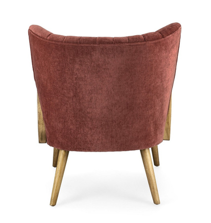 BIZZOTTO fotel VIRNA czerwony