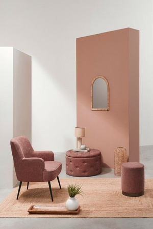 BIZZOTTO fotel ERNESTINE ARM różowy