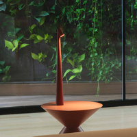 Vibia Africa lampa stołowa LED z akumulatorem 5 h 45 cm terracotta