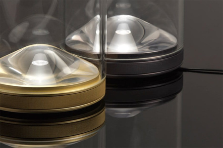 Lumina Eve lampa stołowa LED 3000 K czarna Ø12cm