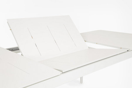 BIZZOTTO stół ogrodowy NEBULA 200-300     biały / rozkładany