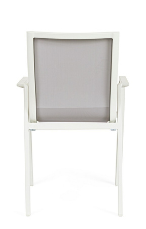 BIZZOTTO krzesło ogrodowe KRION szare