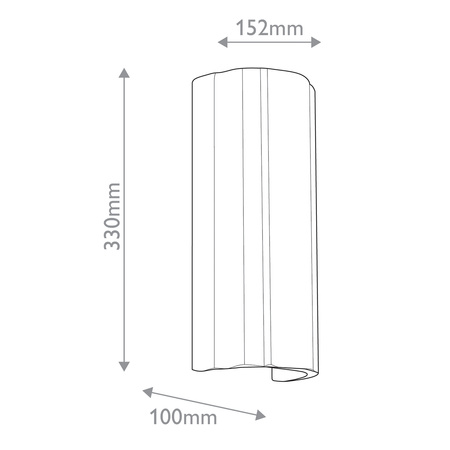 Kinkiet Martine - 2 źródła światła - Antyczna biel Quintiesse QN-MARTINE-2WB-WHT
