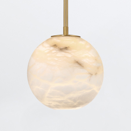 Mała lampa wisząca Kepler - 1 źródło światła - Szczotkowane złoto Quintiesse Eurofase QN-KEPLER-1P-S-BG