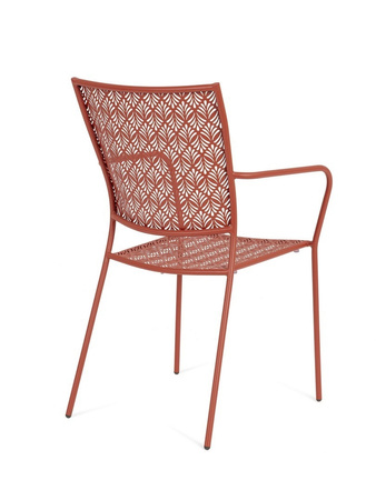 BIZZOTTO krzesło ogrodowe LIZETTE         czerwone
