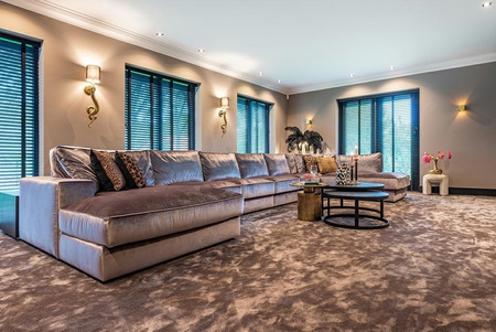 RICHMOND lampa ścienna DAINE złota z czarnym abażurem