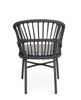 BIZZOTTO krzesło ogrodowe ODIVELAS        czarne