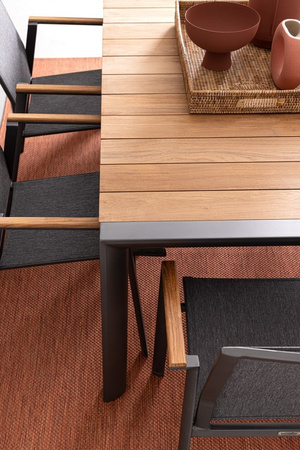 BIZZOTTO stół ogrodowy CAMERON 180        naturalny