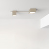 Vibia Structural Lampa Sufitowa LED, 2-punktowa, szer. 120, wys. 21, GL 37 cm, Kremowy Mat