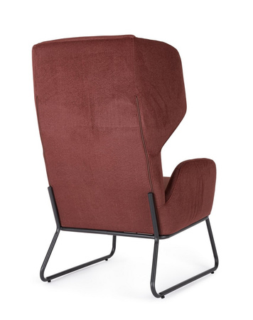 BIZZOTTO fotel OPHELIA czerwony